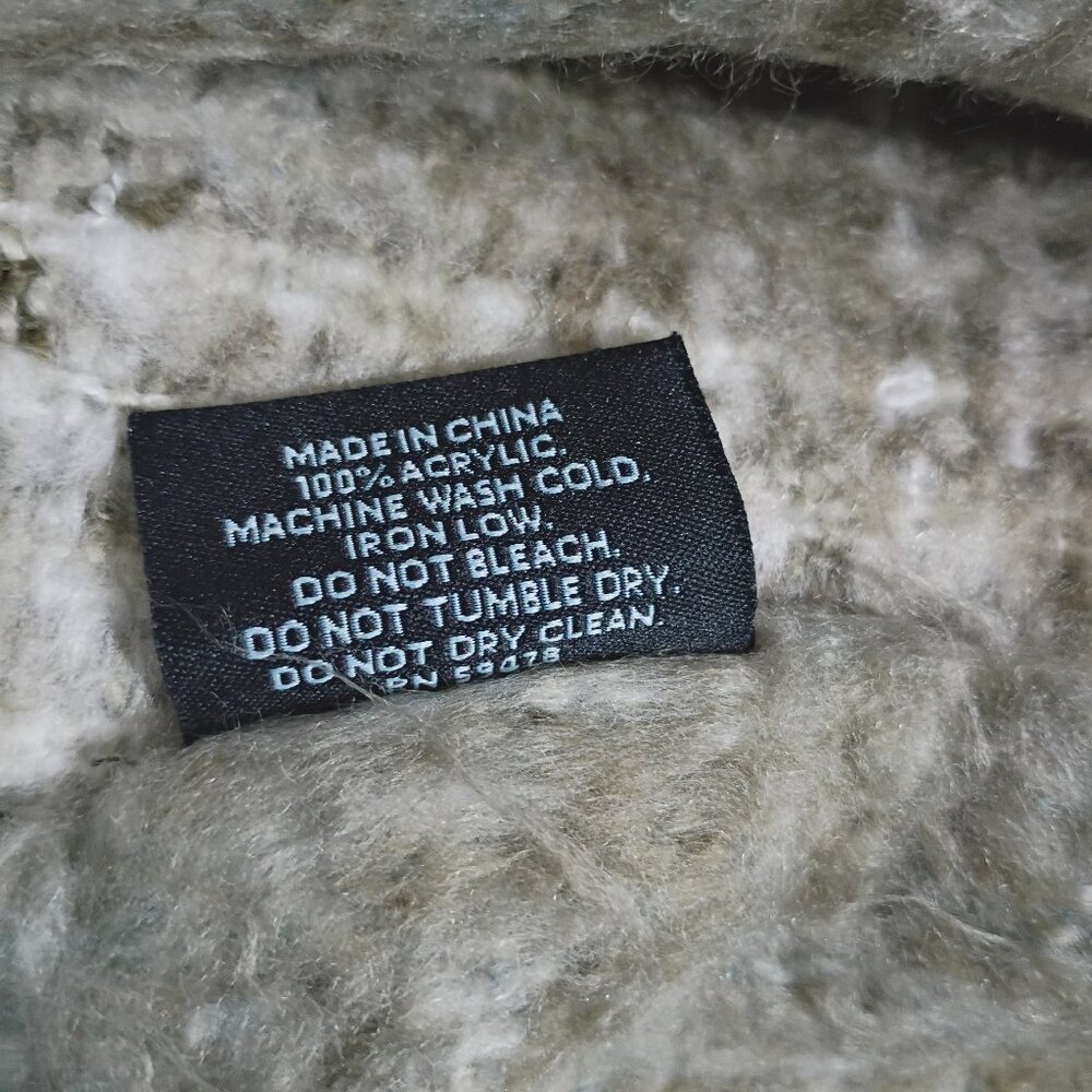 Throw Blanket Fuzzy Faux Alpaca Wool - Picture 7 of 10